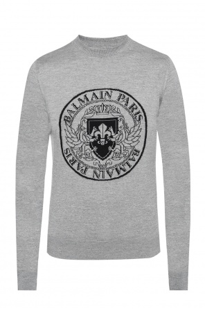 Sweater with an embroidered logo, zdjęcie 1 Sweater with an embroidered logo od Balmain